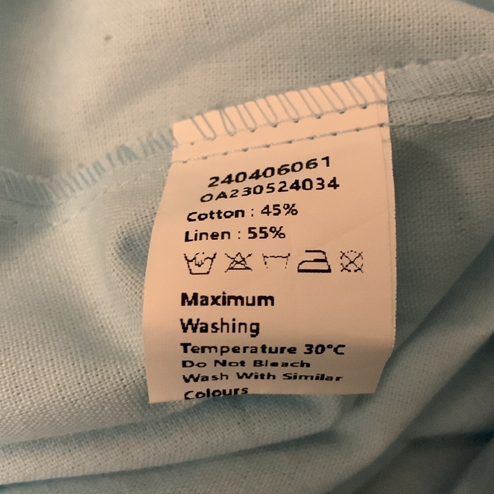 Commense cotton, linen blend tie front dress nwt - Picture 5 of 5